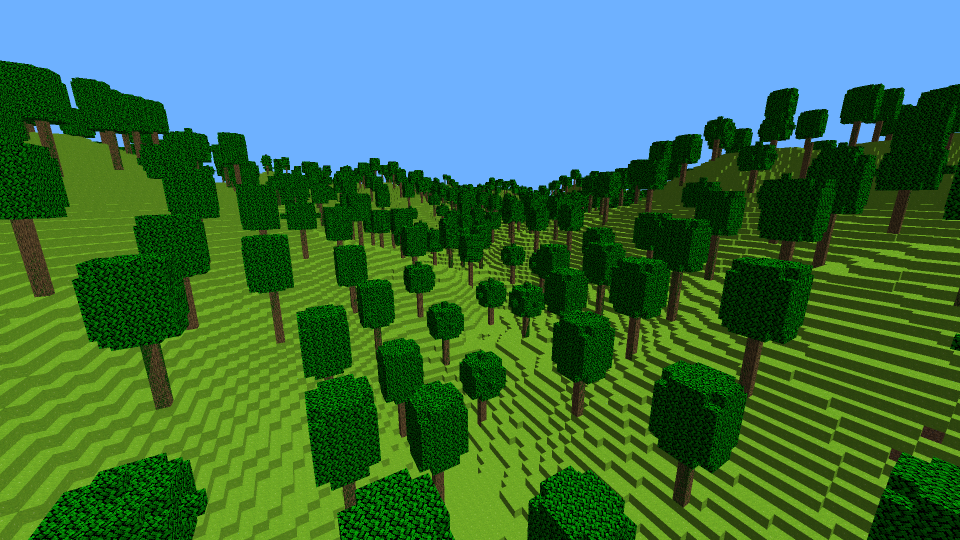 Different leaves can be generated by changing the distance function